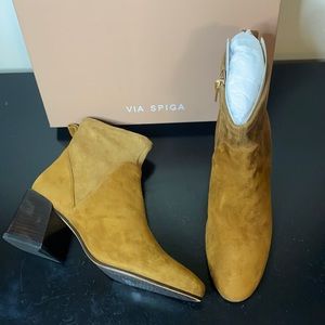 Via Spiga Diana Bootie, Size 7.5 M - Brown